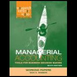 Managerial Accounting   Working Papers