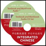 Integrated Chinese Level 2 Part 2 2 Audio CDs