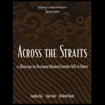 Across the Straits  22 Miniscripts for Developing Advanced Listening Skills in Chinese  Transcript