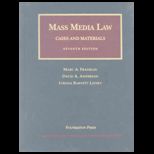 Mass Media Law  Cases and Materials