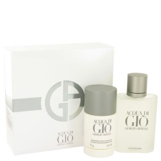 Acqua Di Gio for Men by Giorgio Armani, Gift Set   3.4 oz Eau De Toilette Spray