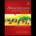 Special Education in Contemporary Society   Package