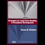 Strategies for Legal Case Readings and 