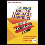 Helping English Language Learners Meet the Common Core