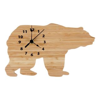 Trend Lab Northwoods Bear Clock, Tan