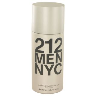 212 for Men by Carolina Herrera Deodorant Spray 5 oz