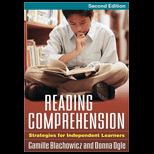 Reading Comprehension, Second Edition  Strategies for Independent Learners