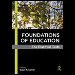 Foundations of Education Essential Texts