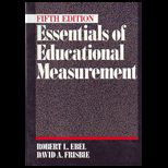 Essentials Of Educational Measurement