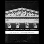 Key Cases, Comments, and Questions on Substantive Criminal Law