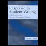 Response to Student Writing  Implications for Second Language Students