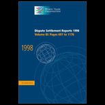 Dispute Settlement Reports 1998, Volume 3