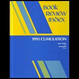 Book Review Index, 1993 Cumulation (Book Review Index Cumulation)