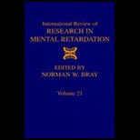 Internatl. Rev. of Research in Mental Volume 21