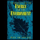 Intro. to Energy and Environment