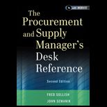 Procurement and Supply Managers Desk Reference, and Website