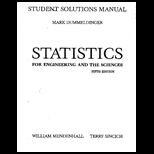 Statistics for Engineering and Science   Student Solutions Manual