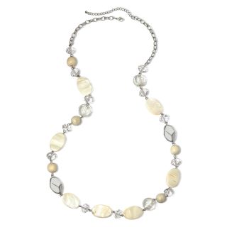 MIXIT Long Necklace, White