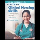 Taylors Clinical Nursing Skills  Checklist