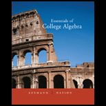 Essentials of College Algebra Student Study Guide