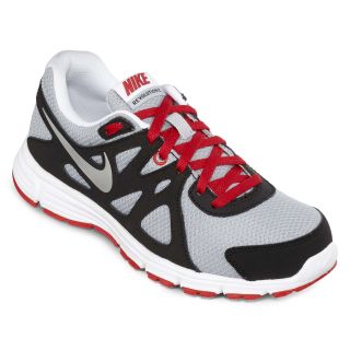 Nike Revolution 2 Boys Shoes, Red/Black/Grey, Boys