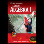 Holt McDougal Larson Algebra 1 Student Edition