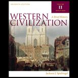 Western Civilization  A Brief History, Volume II