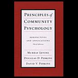 Principles of Community Psychology  Perspectives and Applications