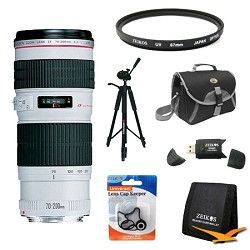 Canon EF 70 200mm F/4.0 L USM Lens Exclusive Pro Kit