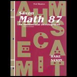 Test Masters for Saxon Math 87 an Inc