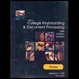 Gregg College Keyboarding & Document Lession 1 120  With CD
