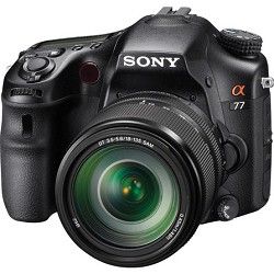 Sony SLTA77VM   a77 Digital SLR 24.3 MP with 18 135mm Zoom Lens