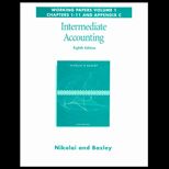 Intermediate Accounting , Working Papers , Volume 1