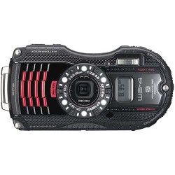 Ricoh WG 4 GPS 16MP HD 1080p Waterproof Digital Camera   Black