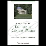 Companion to Eighteenth Century Poetry