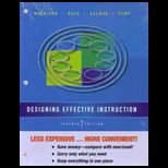 Designing Effective Instruction (Loose)