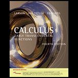 Calculus  Early Transcendental Functions, Enhanced