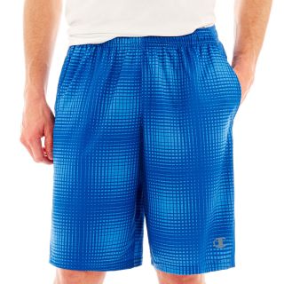 Champion Powertrain Knit Shorts, Blue, Mens