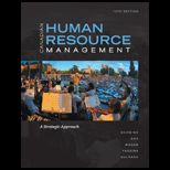 Canadian Human Resource Management   With Access
