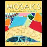 Mosaics  Reading and Writing ParagraphsPlus   With Access