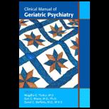 Clincal Manual of Geriatric Psychiatry