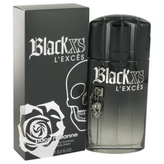 Black Xs Lexces for Men by Paco Rabanne EDT Intense Spray 3.3 oz