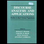 Discourse Analysis and Applications
