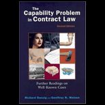 Capability Problem in Contract Law