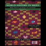 World History in Brief, Volume 2   With Study Card