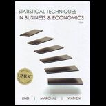 Statistical Techniques in Business and Economics (Custom)