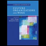 Cambridge Handbook of Culture, Organization