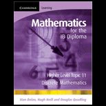 Mathematics for the IB Diploma Higher Level  Discrete Mathematics