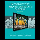 Introductory and Intermediate Algebra