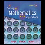 Survey of Mathematics With Application  Expanded Edition Pkg.